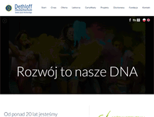 Tablet Screenshot of dethloff.pl